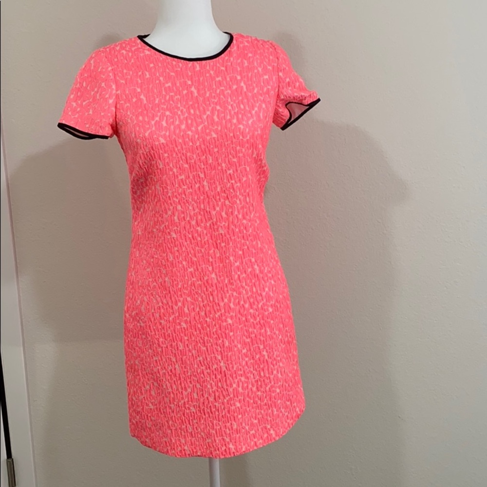 Pink dress: Banana Republic